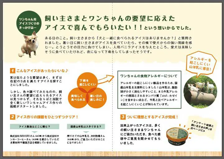 山口県山口市の動物病院発 犬用のアイスクリーム 山口県山口市の動物病院発 犬用のアイスクリーム